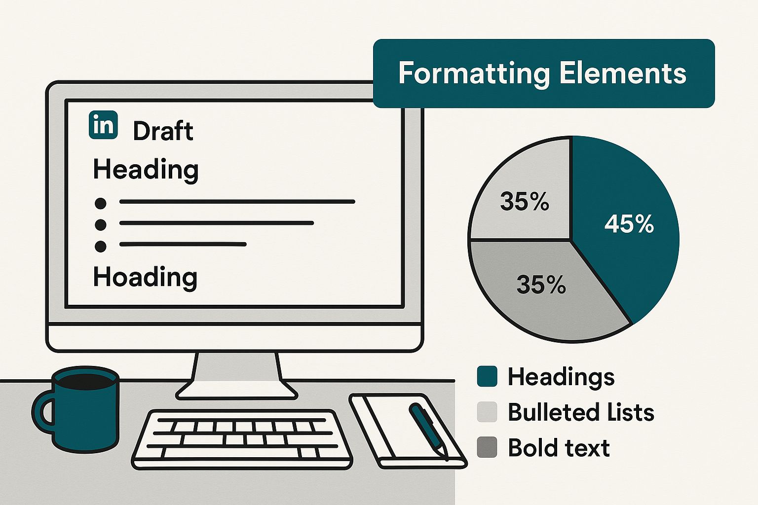 Infographic about format linkedin posts