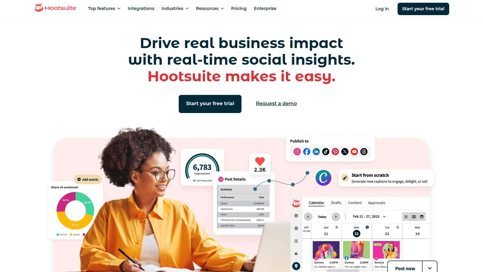 Hootsuite (with OwlyWriter AI)