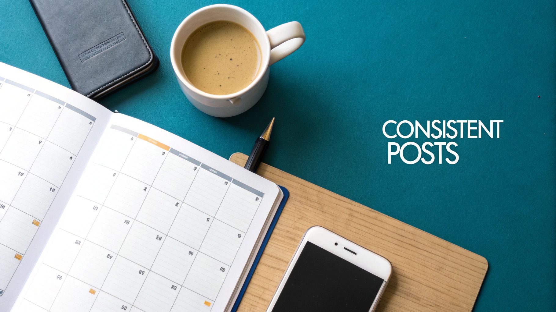 Maintain a Consistent Posting Schedule (3-5 times per week)